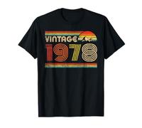 Vintage 1978 47th Birthday 47 Years Old Men Women Vintage T-Shirt