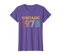 Vintage 1978 48th Birthday Gift Men Women 48 Years Old T-Shirt