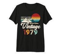 Vintage 1979 Mountains Eagle Retro 47th Birthday Premium T-Shirt