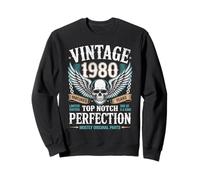 Vintage 1980 Birthday for Men Women 46th 46 years old Sweatshirt
