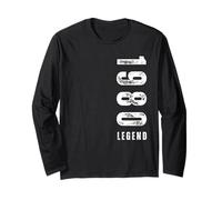 Vintage 1980 Legend Birthday Fathers Day Mothers Day Long Sleeve T-Shirt