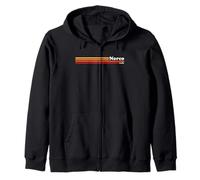 Vintage 1980s Graphic Style Norco California Zip Hoodie