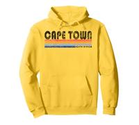 Vintage 1980s Style Cape Town T Shirt Pullover Hoodie
