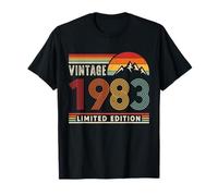 Vintage 1983 Limited Edition Retro 43rd Birthday 43 Yrs Old T-Shirt