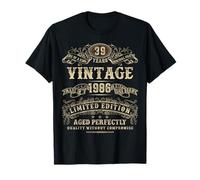 Vintage 1986 39th Birthday Apparel for Men & Women T-Shirt