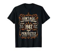 Vintage 1987 37th Birthday Gifts 37 Year Old For Men Women T-Shirt