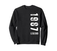 Vintage 1987 Legend Birthday Fathers Day Mothers Day Sweatshirt