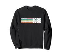 Vintage 1988 Established 1988 38th Birthday Retro 38 Sweatshirt