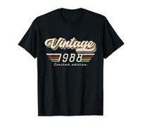 Vintage 1988 Limited Edition 38th Birthday Retro Gifts T-Shirt