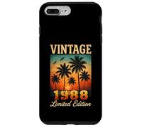 Vintage 1988 Limited Edition Sunset Palm Trees 37th Birthday Case for iPhone 7 Plus/8 Plus