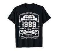 Vintage 1989 36yr 36th Birthday Gifts for Men 36 Years Old T-Shirt