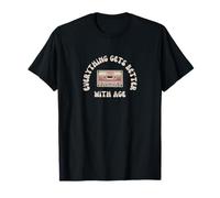 Vintage 1990 Cassette Tape Everything Gets Better with Age T-Shirt