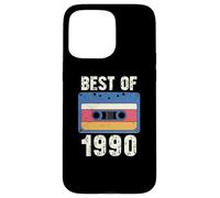 Vintage 1990's Kid Retro Era Born In the 1990 Cassette Case for iPhone 15 Pro Max