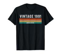 Vintage 1991 Limited Edition 35th Birthday Gift Retro T-Shirt