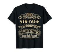 Vintage 1992 33rd Birthday Apparel for Men & Women T-Shirt