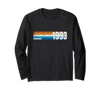 Vintage 1993 Established 1993 33rd Birthday Retro 33 Long Sleeve T-Shirt