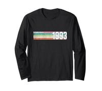 Vintage 1993 Established 1993 33rd Birthday Retro 33 Long Sleeve T-Shirt
