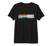 Vintage 1993 Established 1993 33rd Birthday Retro 33 Premium T-Shirt