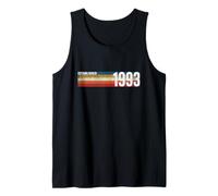 Vintage 1993 Established 1993 33rd Birthday Retro 33 Tank Top