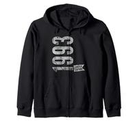 Vintage 1993 Limited Edition Born In 1993 33rd B-day Retro Zip Hoodie