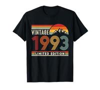 Vintage 1993 Limited Edition Retro 33rd Birthday 33 Yrs Old T-Shirt