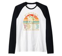 Vintage 1993 Limited Edition Retro Birthday Cassette Tape Raglan Baseball Tee