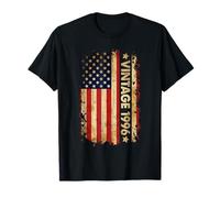 Vintage 1996 American Flag 30th Birthday Men 30 Years Old T-Shirt