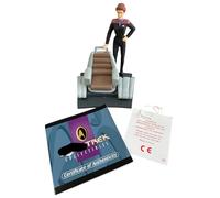 Vintage 1996 Star Voyager Trek Captain Janeway Miniature Limited Edition Diorama Featuring Captain Janeway At The Captains Chair - Unsold Former Shop Stock