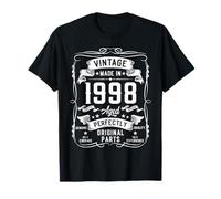 Vintage 1998 27yr 27th Birthday Gifts for Men 27 Years Old T-Shirt