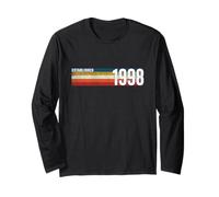 Vintage 1998 Established 1998 28th Birthday Retro 28 Long Sleeve T-Shirt