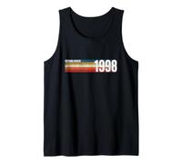 Vintage 1998 Established 1998 28th Birthday Retro 28 Tank Top