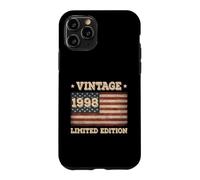 Vintage 1998 Limited Edition American Flag 28th Birthday USA Case for iPhone 11 Pro