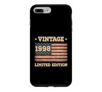 Vintage 1998 Limited Edition American Flag 28th Birthday USA Case for iPhone 7 Plus/8 Plus