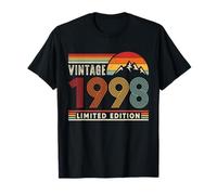 Vintage 1998 Limited Edition Retro 28th Birthday 28 Yrs Old T-Shirt