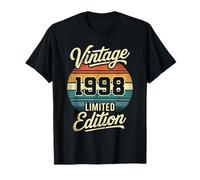 Vintage 1998 Limited Edition Retro Distressed 28th Birthday T-Shirt