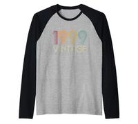 Vintage 1999 Tshirt 27th Birthday Gifts 27 Years Old Raglan Baseball Tee