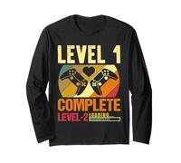 Vintage 1st Wedding Anniversary - Funny Level 1 Complete Long Sleeve T-Shirt