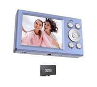 Vintage 2.8+1.4Inch Camera 16x Optical Zoom 4K Documentation Long Battery For Campus Travel Gifts Camera For School Activity