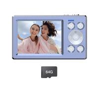 Vintage 2.8+1.4Inch Camera 16x Optical Zoom 4K Documentation Long Battery For Campus Travel Gifts Double Screen Digital Camera For Students