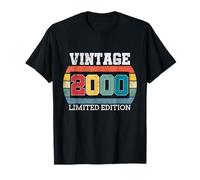 Vintage 2000 Limited Edition 25 Year Old Gifts 25th Birthday T-Shirt
