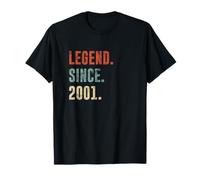 Vintage 2001 24th Birthday Idea for legend since 2001 T-Shirt