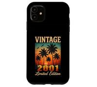 Vintage 2001 Limited Edition Sunset Palm Trees 24th Birthday Case for iPhone 11