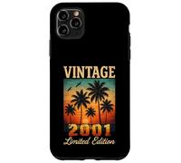 Vintage 2001 Limited Edition Sunset Palm Trees 24th Birthday Case for iPhone 11 Pro Max