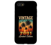 Vintage 2001 Limited Edition Sunset Palm Trees 24th Birthday Case for iPhone SE (2020) / 7/8