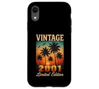 Vintage 2001 Limited Edition Sunset Palm Trees 24th Birthday Case for iPhone XR