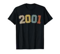 Vintage 2001 Retro 25th Birthday Classic 25 Years T-Shirt