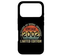 Vintage 2002 Limited Edition 24th Birthday 24 Years Old Case for iPhone 17 Pro