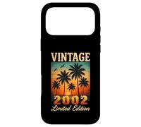 Vintage 2002 Limited Edition Sunset Palm Trees 24th Birthday Case for iPhone 17 Pro Max