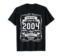 Vintage 2004 21yr 21st Birthday Gifts for Men 21 Years Old T-Shirt