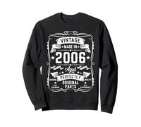 Vintage 2006 19 Years Old Gifts for Men 19yr 19th Birthday Sweatshirt